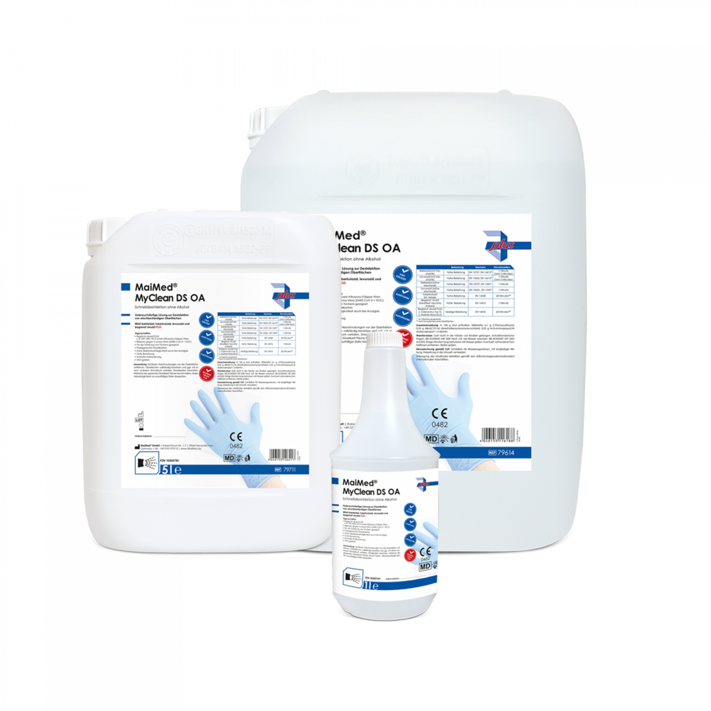 MaiMed® MyClean DS OA - Desinfektion alkoholfrei von wischbeständigen Oberflächen