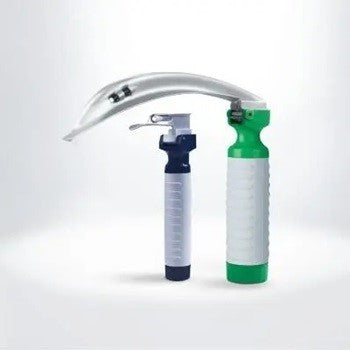 Einweg-Laryngoskope. Spatel nach Macintosh, Griffe und Combos mit einer fiberoptischen Lichtquelle (VE=10 Stück)